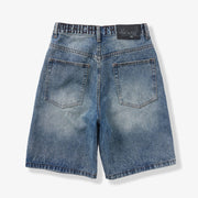 "Cruel" Denim Shorts (dark blue wash)