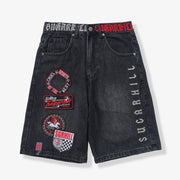 "Cruel" Denim Shorts (black wash)