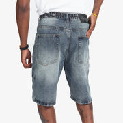 "Cruel" Denim Shorts (dark blue wash)