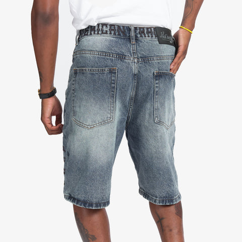 "Cruel" Denim Shorts (dark blue wash)