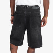 "Cruel" Denim Shorts (black wash)