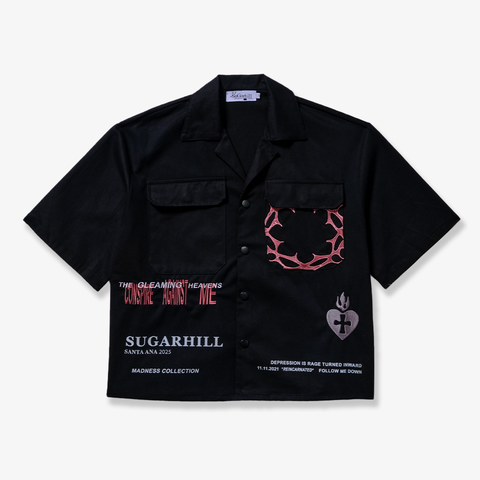 "Reincarnated" Work Shirt (black)