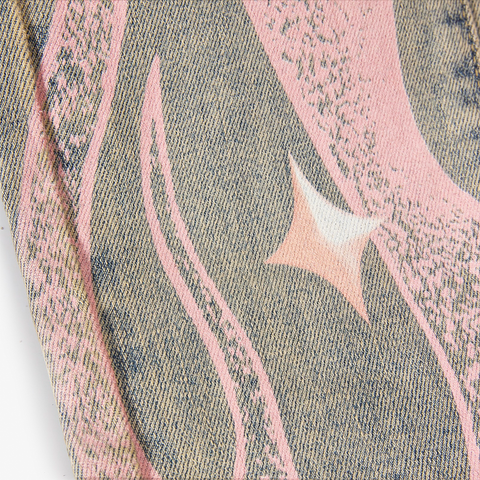 "Disco" Relaxed Fit Jeans (blue wheat)