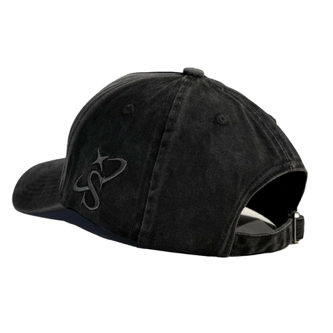 "Passenger" Washed Strapback (black)