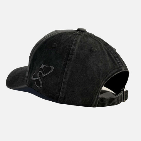 "Passenger" Washed Strapback (black)