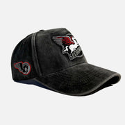 "Passenger" Washed Strapback (black)
