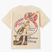 "Velocity" T-Shirt (cream vintage)