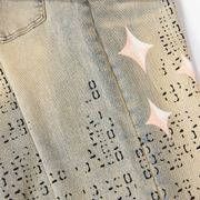 "Disco" Relaxed Fit Jeans (blue wheat)