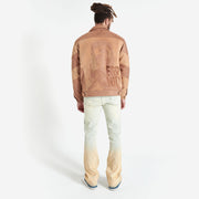 "Devout" Suede Jacket (brown)