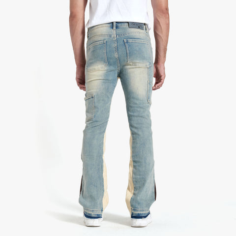 "Augustus" Stacked Jeans