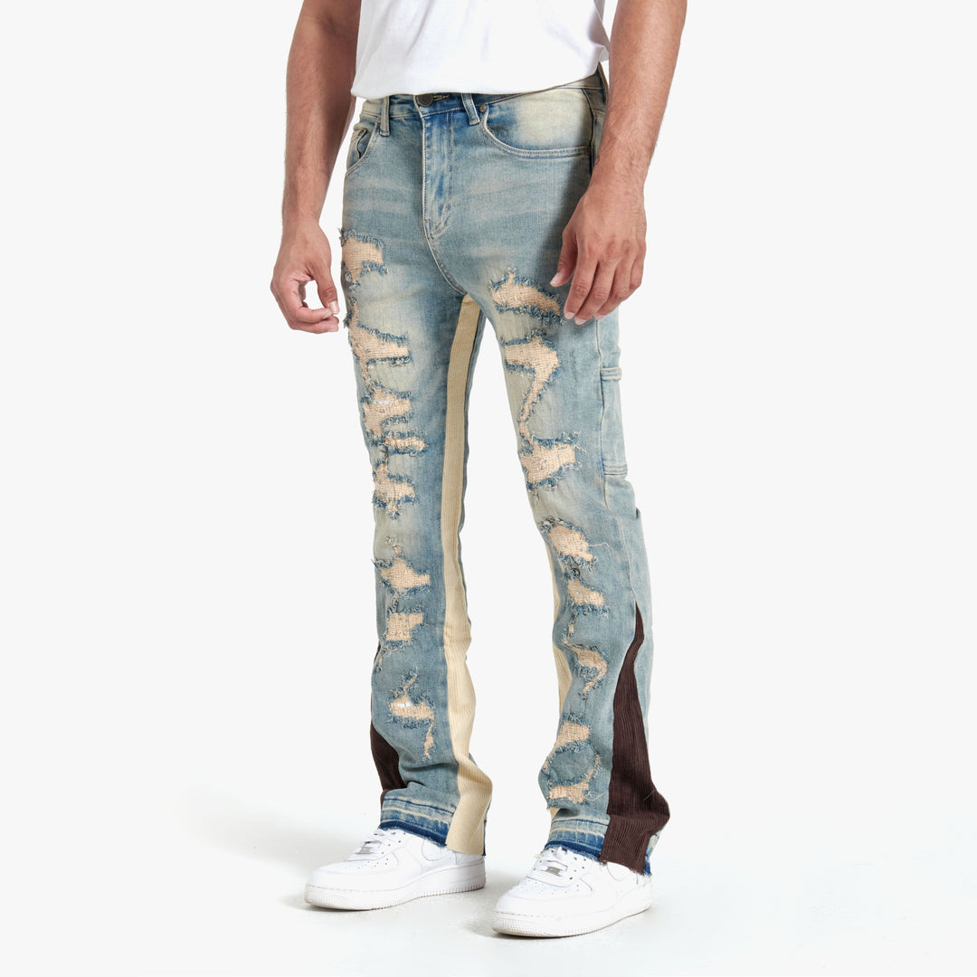 ★ASURA★ THICK STITCH JEAN Slayer Pants Preorder | Subtle Japanese Pants | Black Harem
