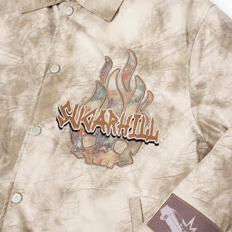 "Franz" Leather Jacket (cracked beige)