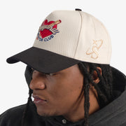 "Motor Club" Twill Hat (black/cream)