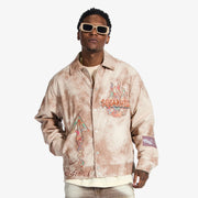 "Franz" Leather Jacket (cracked beige)