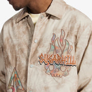 "Franz" Leather Jacket (cracked beige)