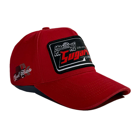 "Cleanup" Washed Strapback (red)