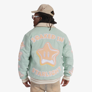 "Starlight" Suede Jacket (mint)