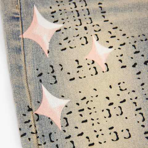 "Disco" Relaxed Fit Jeans (blue wheat)