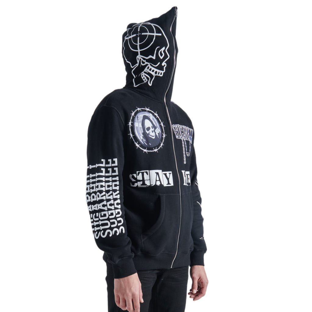 ジャケット・アウター sugarhill zip up damaged SUGARHILL（シュガーヒル）のZip-up Denim Damaged Jackert