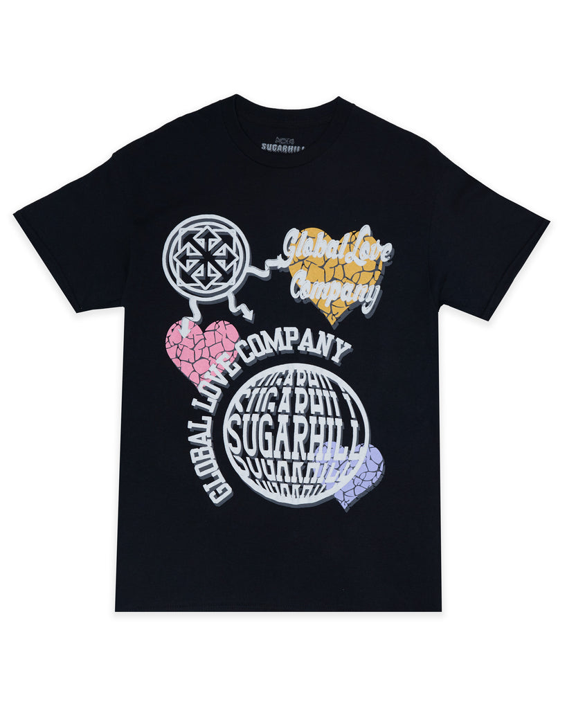 GLOBAL LOVE T-SHIRT (BLACK) – Sugarhill