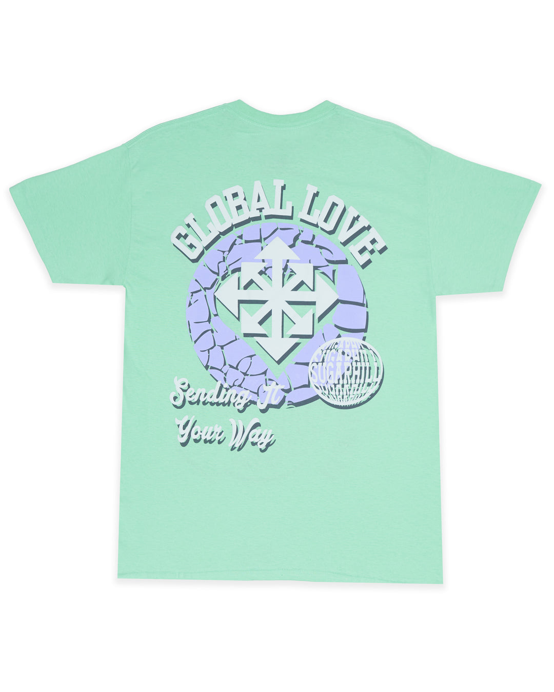 GLOBAL LOVE T-SHIRT (MINT) – Sugarhill