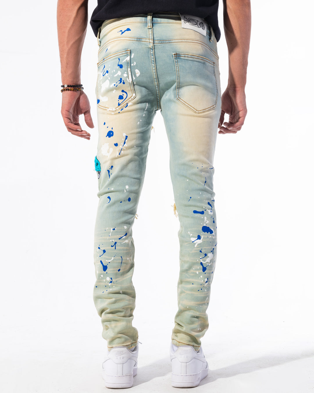 パンツ SUGARHILL SPLATTER DENIM PANTS 1 SUGARHILL