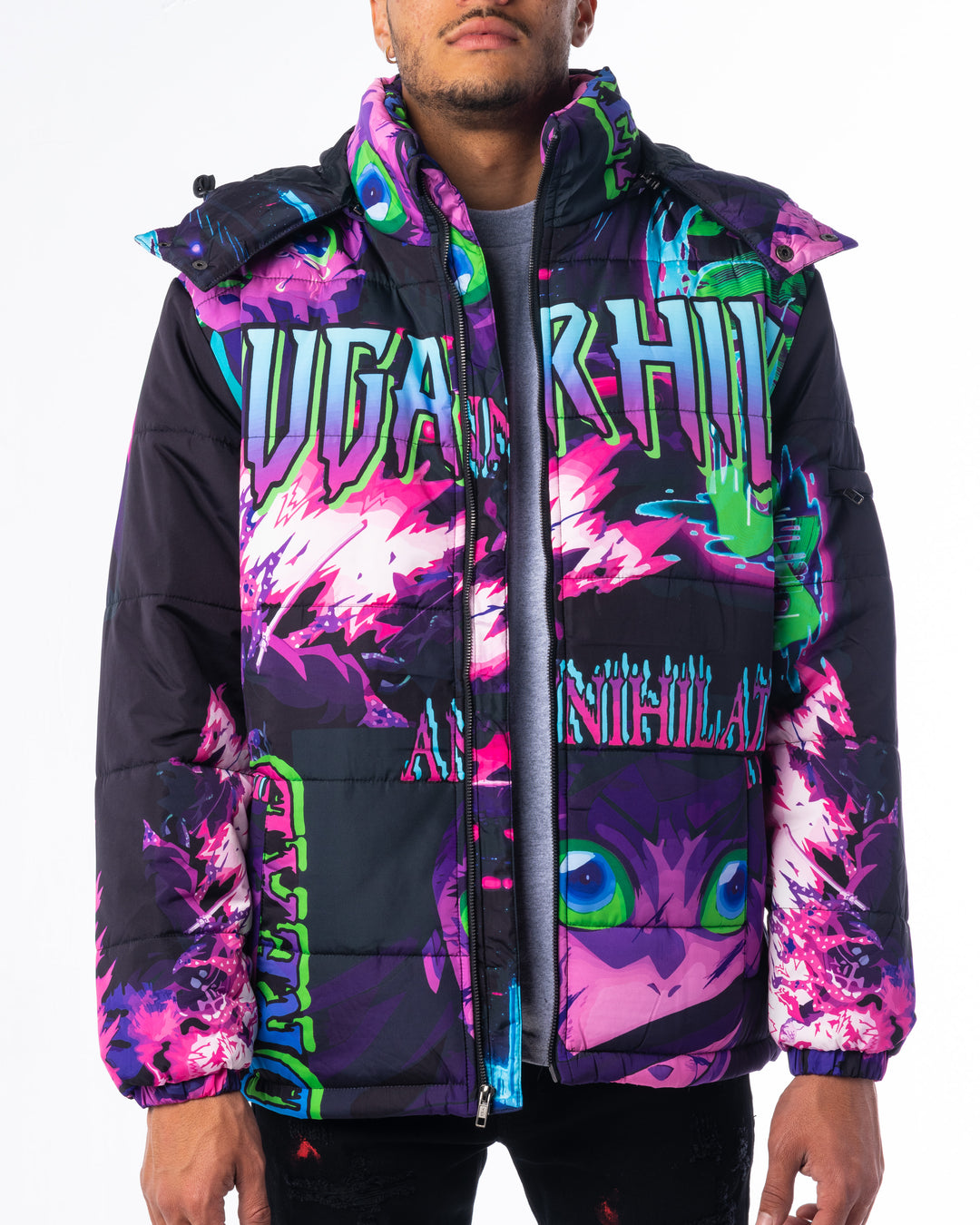 ANNIHILATION PUFFER JACKET (PURPLE) – Sugarhill
