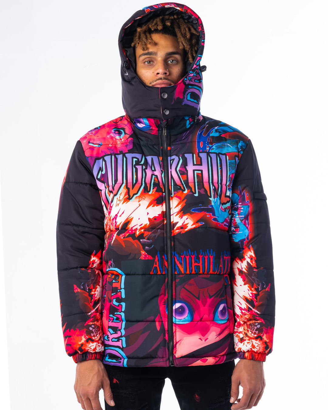 ANNIHILATION PUFFER JACKET (RED) – Sugarhill