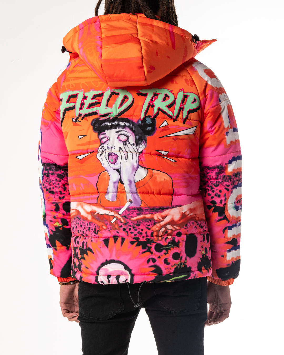 サルセーション・double waffle hoody jacket サルセーション・double waffle hoody jacket