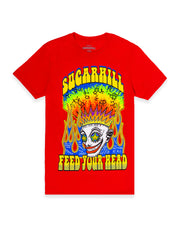 RED FEED YOUR HEAD TEE
