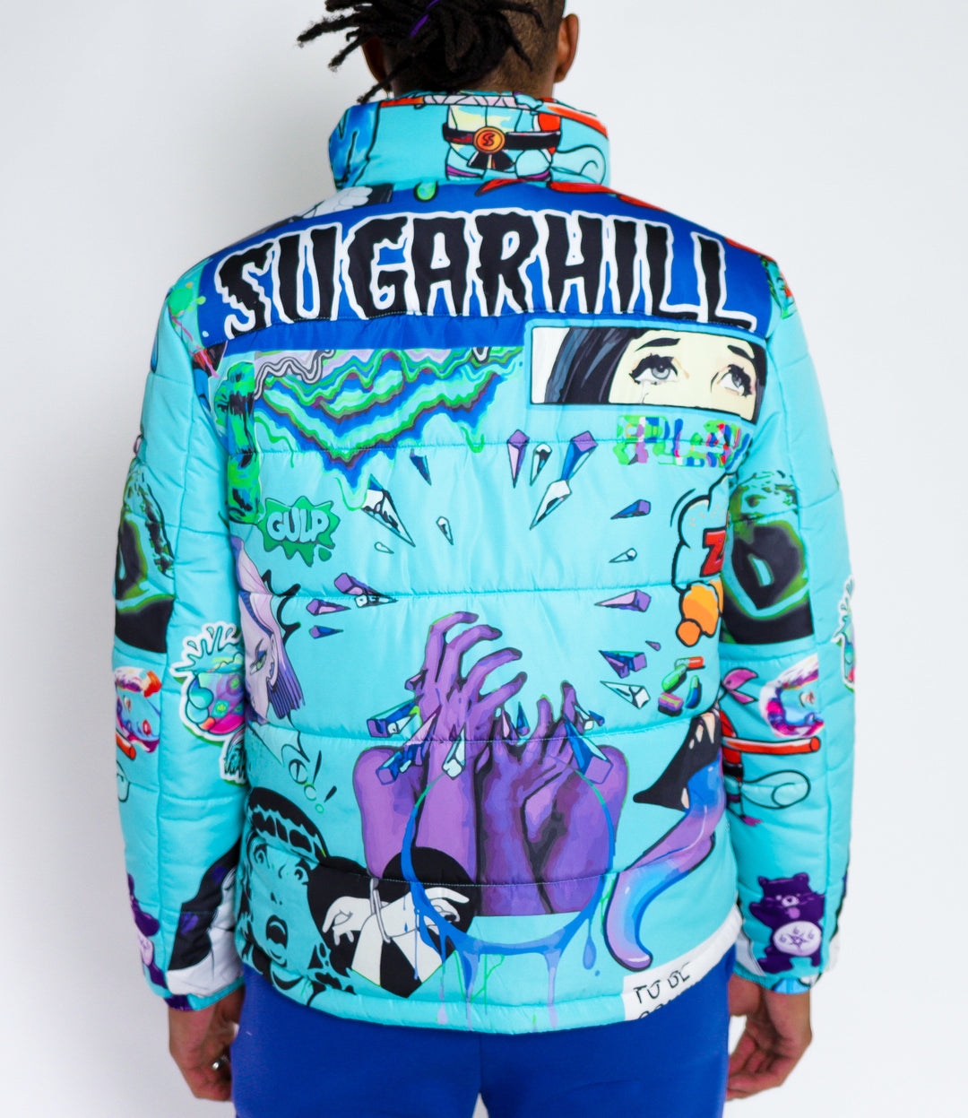 ジャケット・アウター SUGARHILL flower camo ipfu blouson blue FLOWER CAMO IPFU BLOUSON – SUGARHILL TOKYO