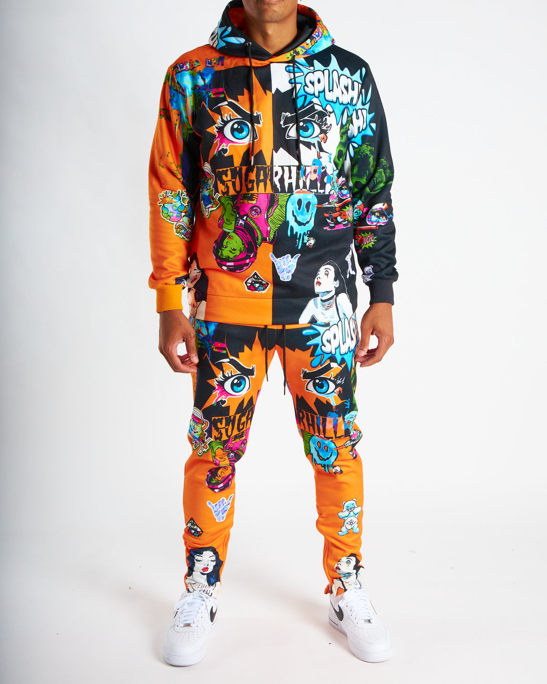 PSYCHO SWEAT PANTS (ORANGE) – Sugarhill PSYCHO SWEAT PANTS (ORANGE) – Sugarhill
