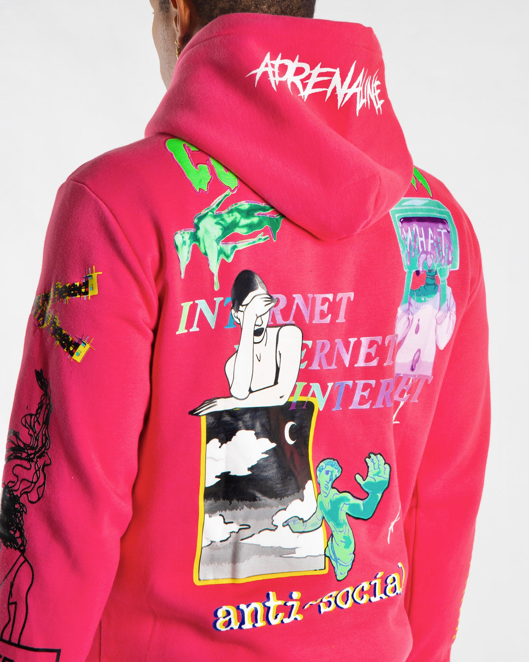 ANXIETY STRAWBERRY HOODIE – Sugarhill