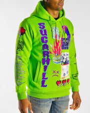 ANXIETY LIME GREEN HOODIE