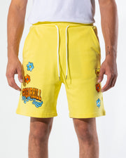 GROOVY SHORTS (YELLOW FRENCH TERRY)