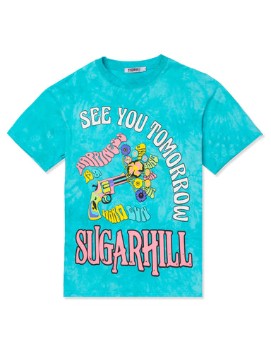 SEE YOU LATER T-SHIRT (ISLAND BLUE DYE)