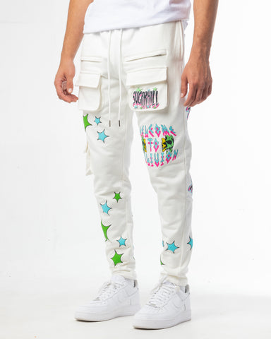 APOCALYPSE SWEATPANTS (WHITE)