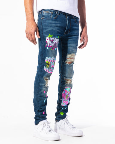 APOCALYPSE JEANS (DARK BLUE)