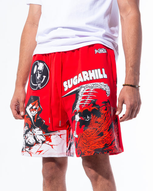 RED SLAUGHTERHOUSE SHORTS – Sugarhill