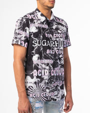 ACID CLOUDS BUTTON-UP SHIRT