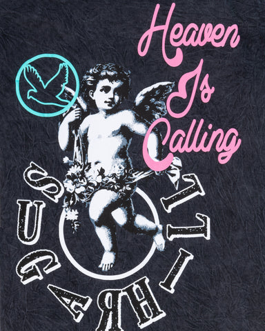 HEAVEN IS CALLING T-SHIRT (MINERAL BLACK)