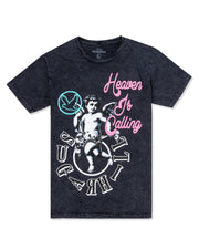 HEAVEN IS CALLING T-SHIRT (MINERAL BLACK)