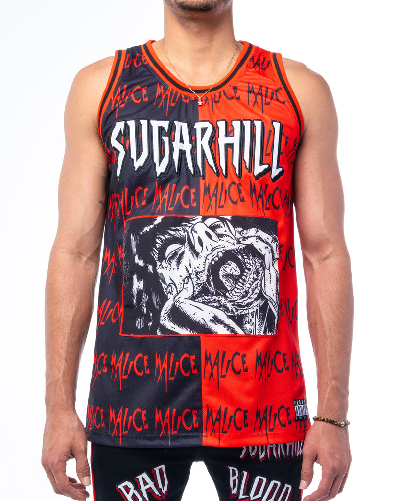 RED/BLACK MALICE BASKETBALL JERSEY – Sugarhill