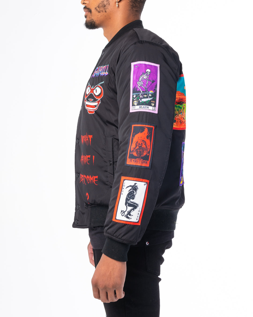 BLACK MUTANT BOMBER JACKET – Sugarhill