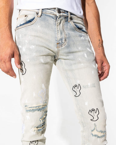 GHOSTS JEANS (STONE WASH)