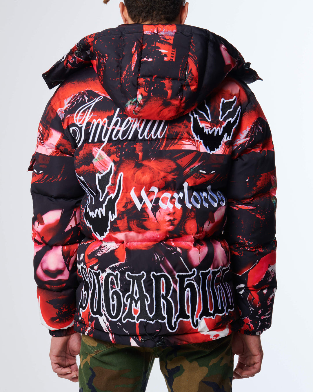 WARLORD PUFFER JACKET (RED) – Sugarhill
