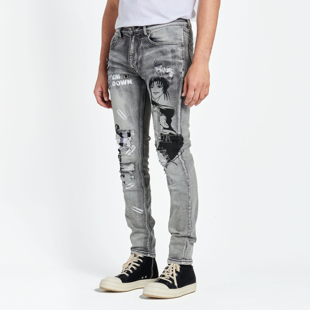 SHUTDOWN JEANS (GREY WASH) – Sugarhill