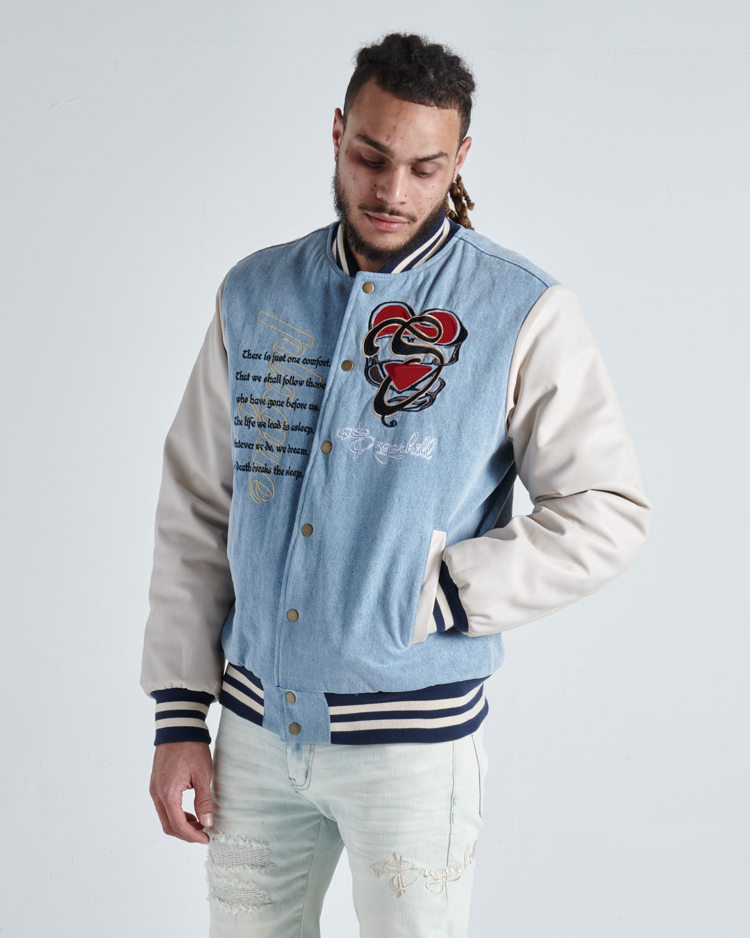 graphzero (graph zero) 1st Great War model denim jacket
